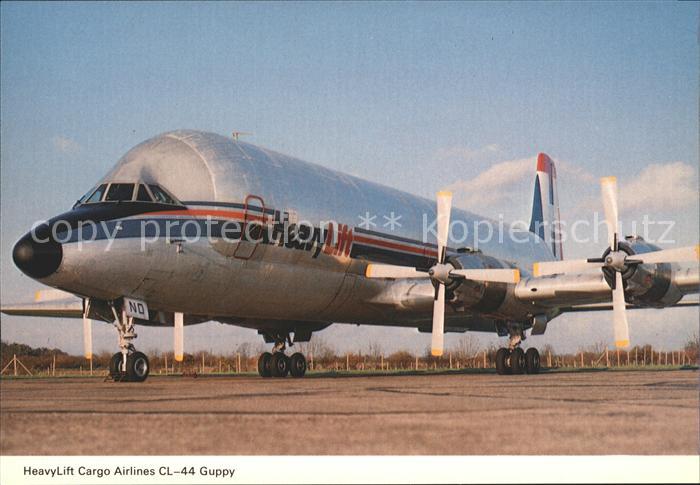 Flugzeuge Zivil HeavyLift Cargo Airlines CL-44 Guppy