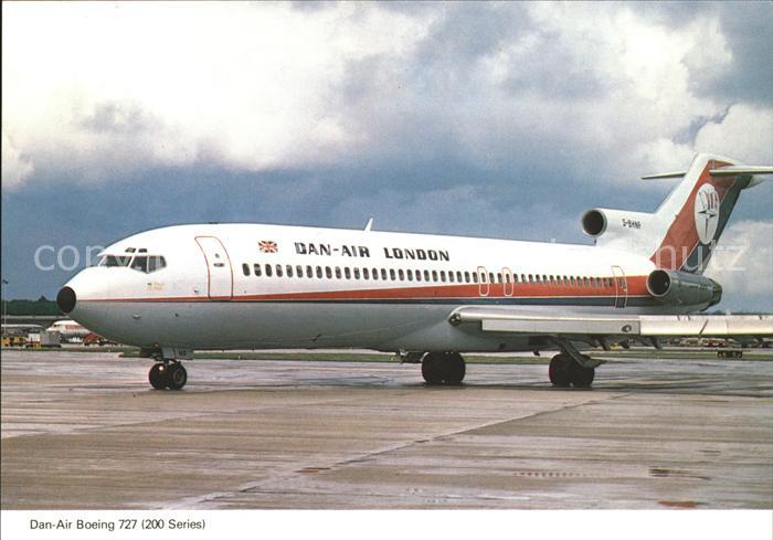 Flugzeuge Zivil Dan-Air Boeing 727 (200 Series) G-BHNF
