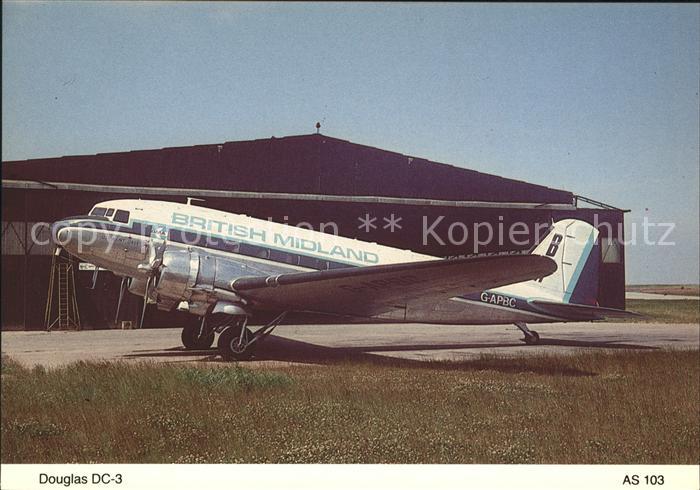 Flugzeuge Zivil British Midland Douglas DC-3 G-APBC