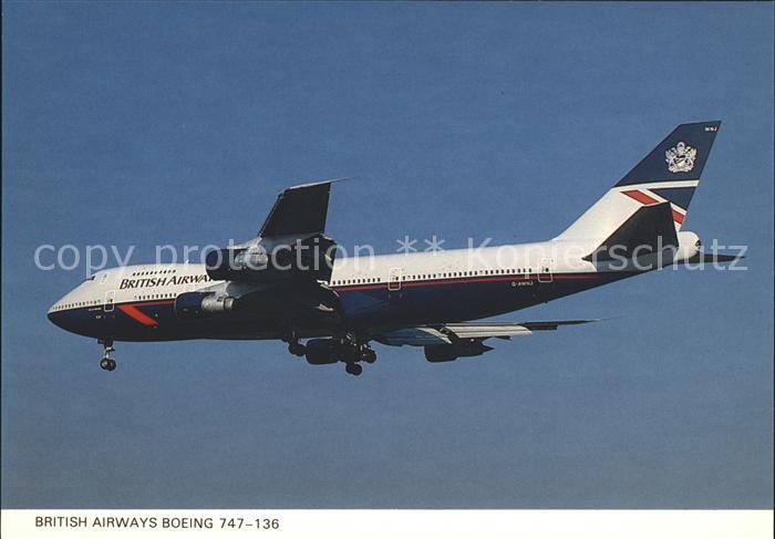 Flugzeuge Zivil British Airways Boeing 747-136 G-AWNJ
