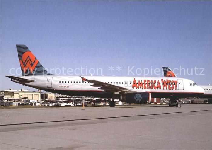 Flugzeuge Zivil America West A-320-232 N643AW c/n unknown