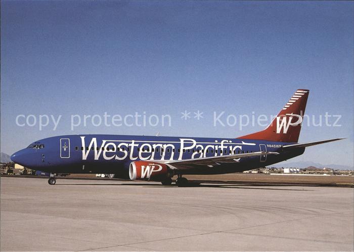 Flugzeuge Zivil Western Pacific Airlines Boeing B-737-3