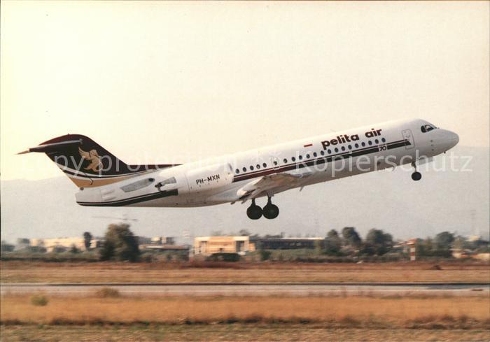 Flugzeuge Zivil Pelita Air Fokker 70 PH-MXN c/n 11553
