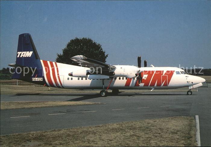 Flugzeuge Zivil Tam Brazil Fokker 50 c/n 20210 PH-FZH