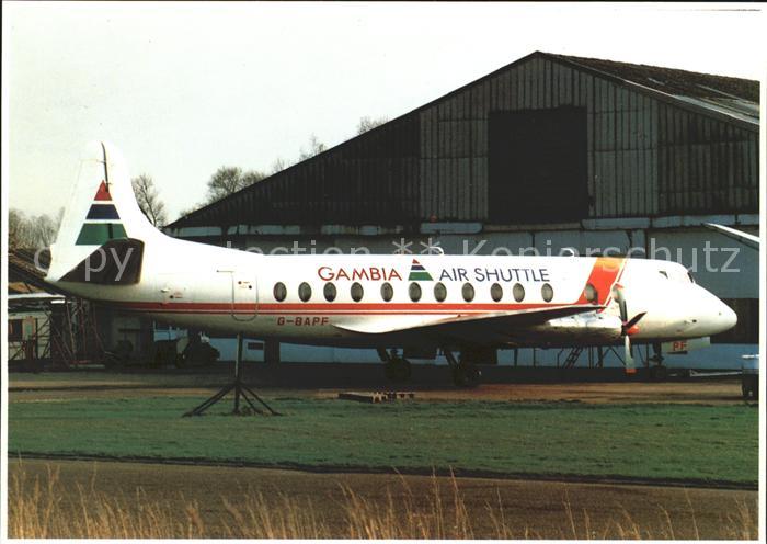 Flugzeuge Zivil Gambia Air Shuttle Vickers Viscount 814 c/n 338