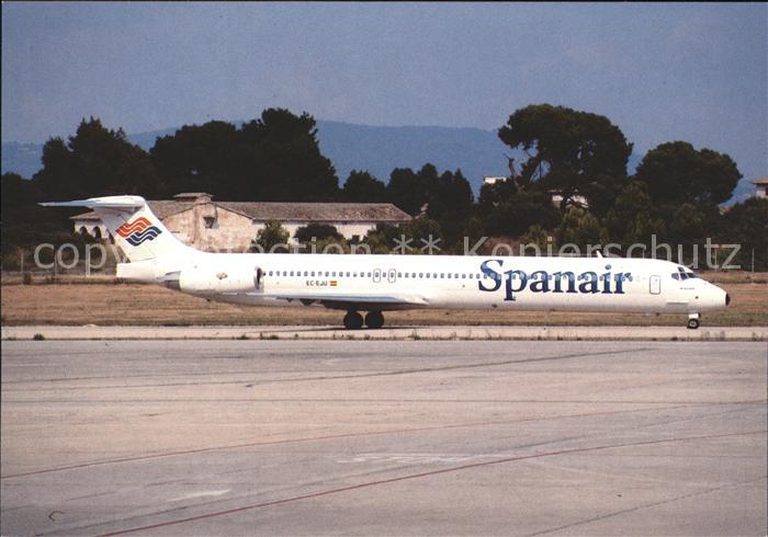 Flugzeuge Zivil Spanair EX-EJU Douglas DC9-83 c/n 49672