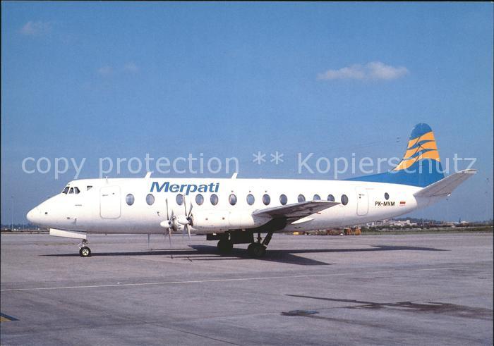 Flugzeuge Zivil Merpati PK-MVM Vickers 828 Viscount c/n 459