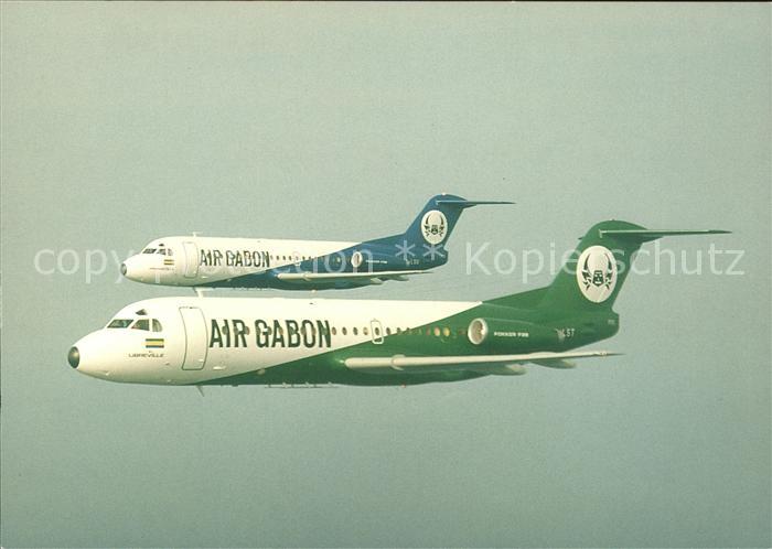 Flugzeuge Zivil Air Gabon Fokker F28 Mk2000 TR-LST/U