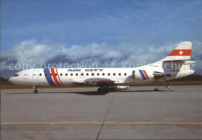 Flugzeuge Zivil Air City SE-210 Caravelle 10B3 HB-ICJ