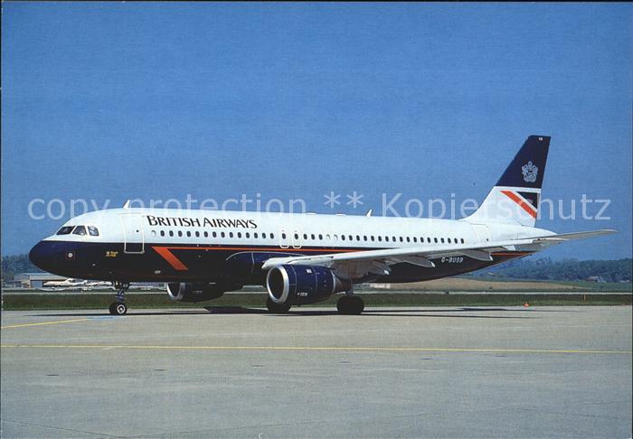 Flugzeuge Zivil British Airways A-320-110 G-BUSB