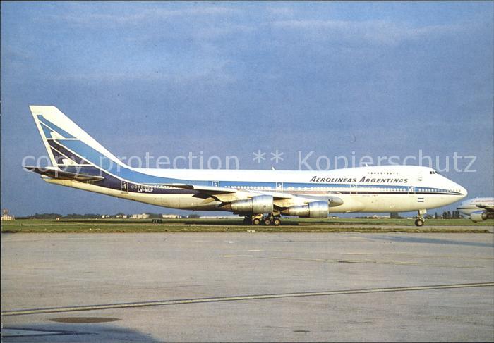 Flugzeuge Zivil Aerolineas Argentinas Boeing 747 LV-MLP