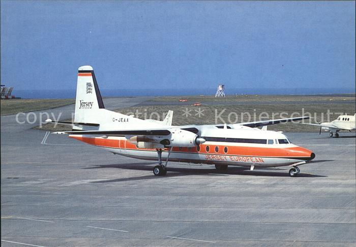 Flugzeuge Zivil Jersey European Fokker F-27 G-JEAA