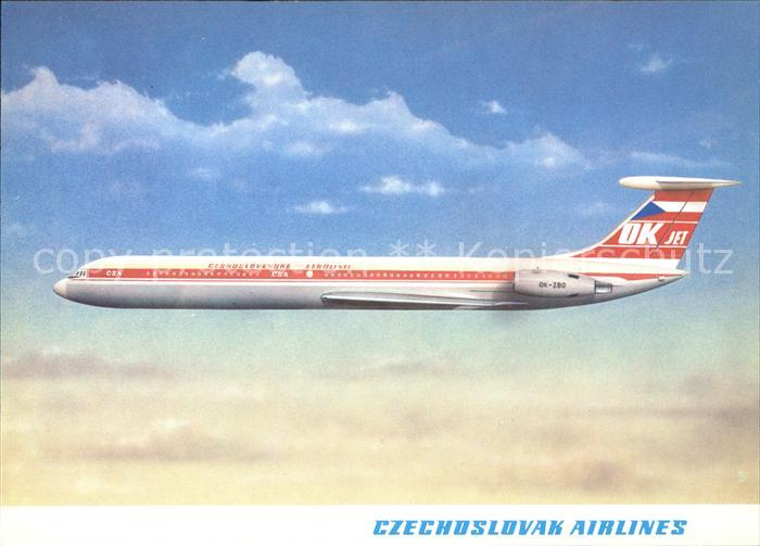 Flugzeuge Zivil Czechoslovak Airlines Ilyushin II-62