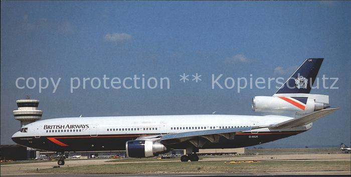 Flugzeuge Zivil British Airways Douglas DC-10-30