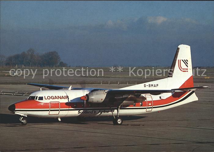 Flugzeuge Zivil Loganair Fokker F-27-200 G-BMAP