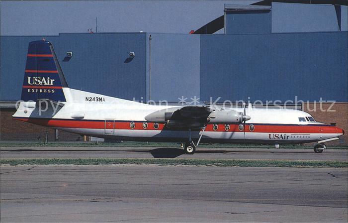 Flugzeuge Zivil N243MA Fokker 27-500 c/n 10679 Us Air Express