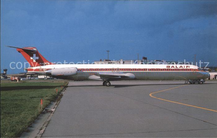Flugzeuge Zivil Mc Donnell Douglas MD-82 HB-INW c/n 49569/1405 Balair