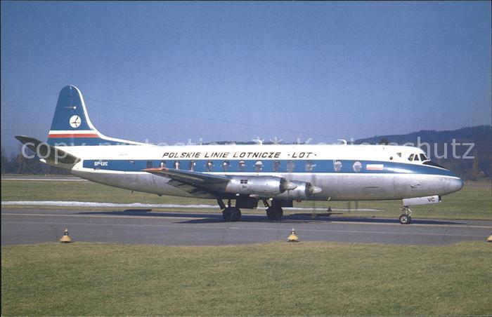 Flugzeuge Zivil Vickers Viscount 804 SP-LVC c/n 248 LOT-Polskie Linie Lotnicze