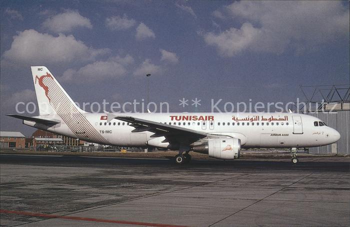 Flugzeuge Zivil Airbus A.320-211 c/n 124 TS-IMC Tunis Air