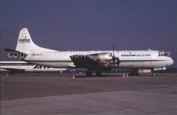 Flugzeuge Zivil Lockheed L. 188CF Electra c/n 1075 N347HA Channel Express