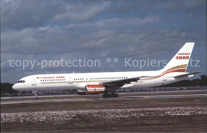 Flugzeuge Zivil Canada 3000 Boeing 757-200