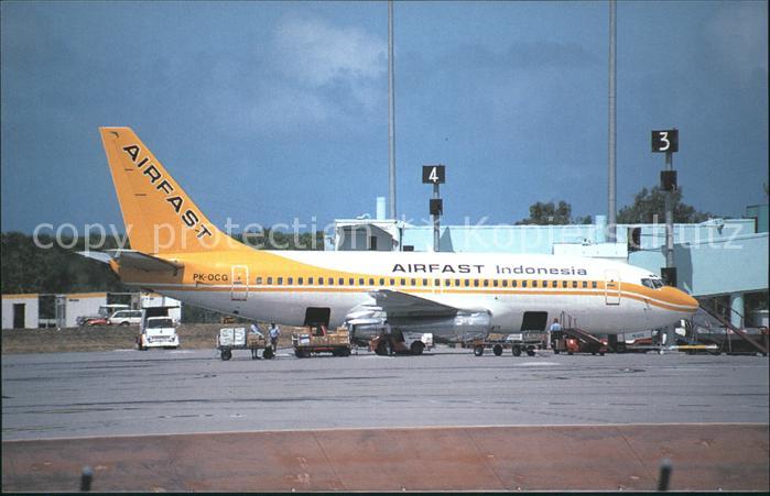 Flugzeuge Zivil Airfast Indonesia Boeing 737-200 PK-OCG