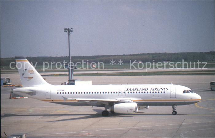 Flugzeuge Zivil Saarland Airlines Airbus A 320-200