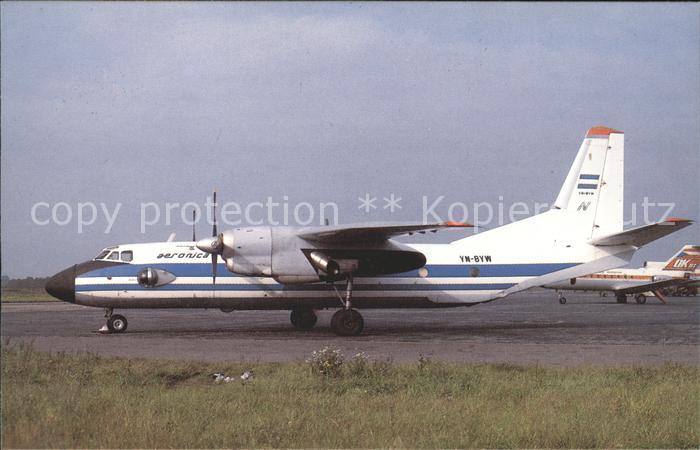 Flugzeuge Zivil Aeronica AN-26 YN-BYW c/n 12404