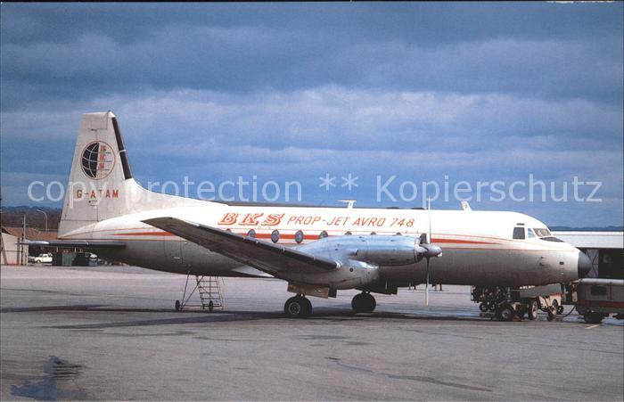 Flugzeuge Zivil Hawker Siddeley 748-214 G-ATAM c/n 1576 BKS