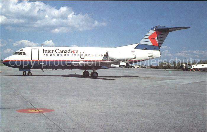 Flugzeuge Zivil Fokker F.28-1000 C-GQBS c/n 11013 Inter-Canadian