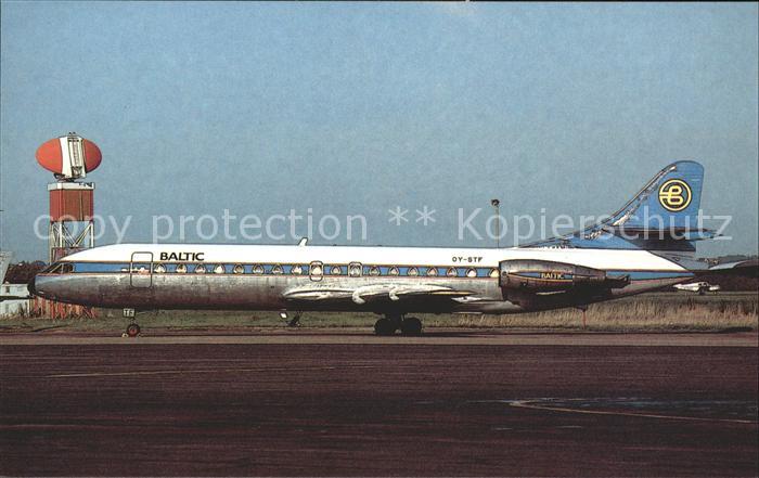 Flugzeuge Zivil Aerospatiale Caravelle 10B OY-STF c/n 257 Baltic Airlines