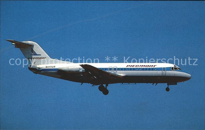 Flugzeuge Zivil Piedmont Airlines Fokker F-28-4000 N117UR c/n 11222