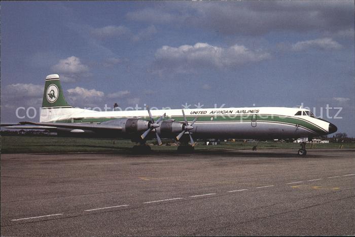 Flugzeuge Zivil Canadair CL 44 United African Airlines