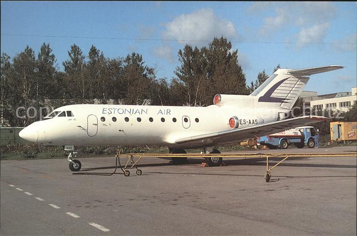 Flugzeuge Zivil Estonian Air Yakolev 40 ES-AAS c/n 9632