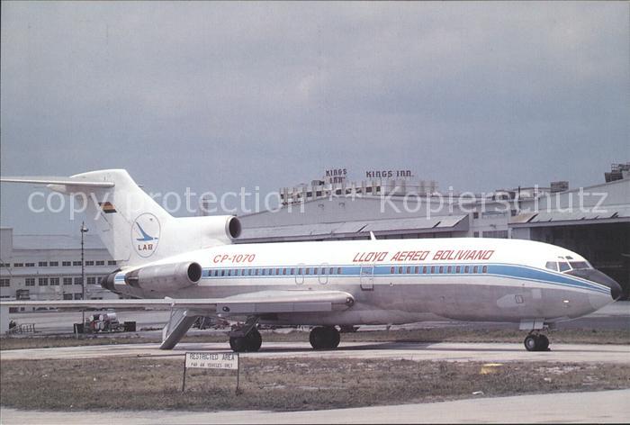 Flugzeuge Zivil LAB Lloyd Aereo Boliviano Boeing 727-171C CP-1070 c/n 19860/599