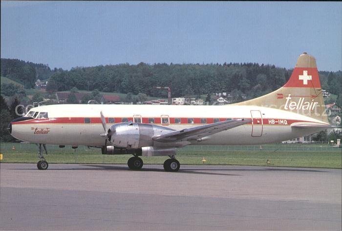 Flugzeuge Zivil Tellair Convair 440 HB-IMQ c/n 213