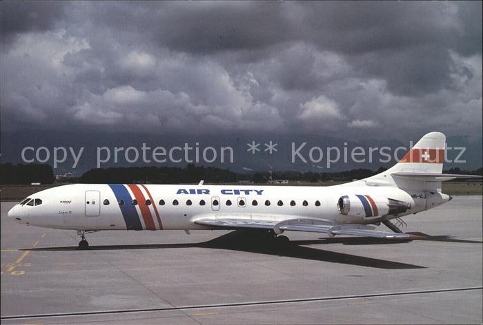 Flugzeuge Zivil Air City SE210 Caravelle 10B3 HB-ICJ c/n 169