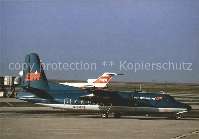 Flugzeuge Zivil British Midland Fokker F.27 G-BMAE
