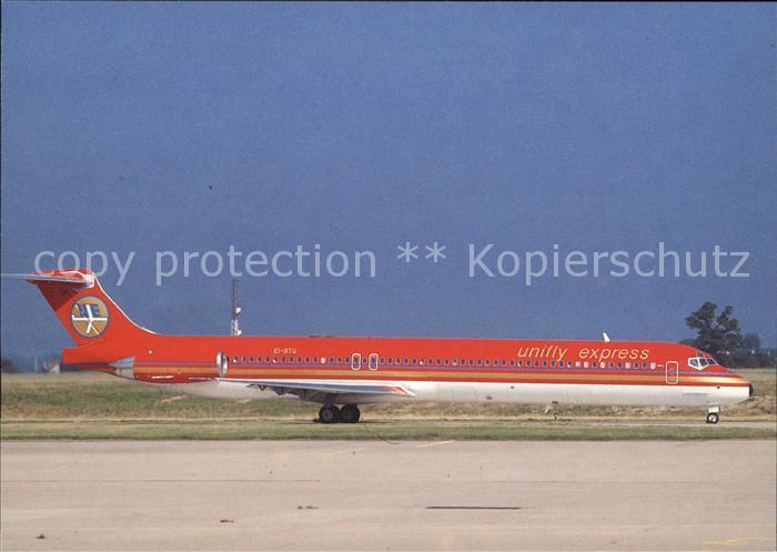 Flugzeuge Zivil Unifly Express MD-83 EI-BTU c/n 49619