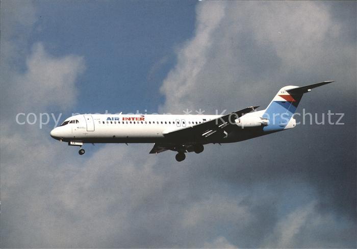 Flugzeuge Zivil Air Inter Fokker 100 F-GPXA