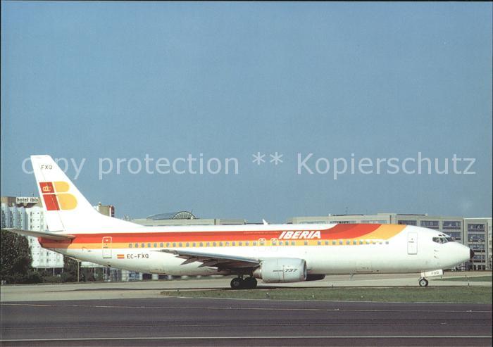 Flugzeuge Zivil Iberia B 737-4Q8 EC.FXQ c/n 24707/2057