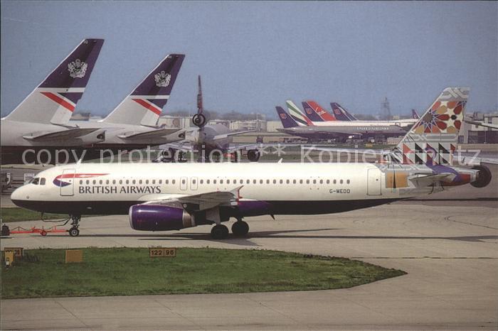Flugzeuge Zivil British Airways Airbus A.320 G.MEDD c/n 386