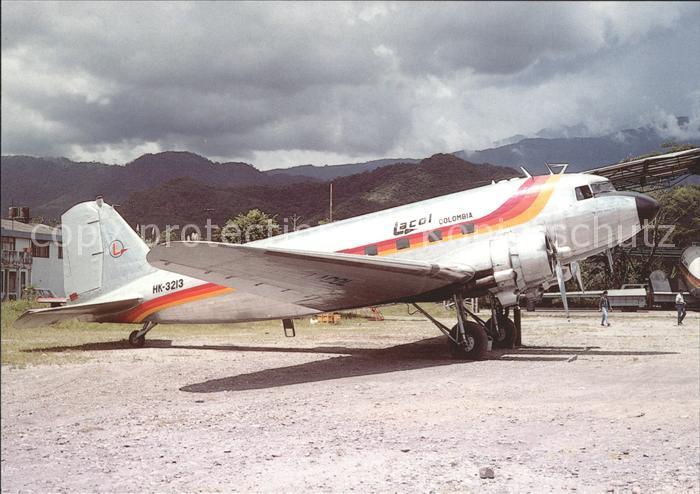 Flugzeuge Zivil LACOL Colombia McDDouglas DC-3C HK-3213 c/n 25659