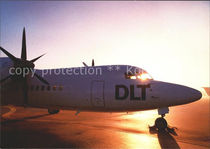 Flugzeuge Zivil DLT Fokker 50