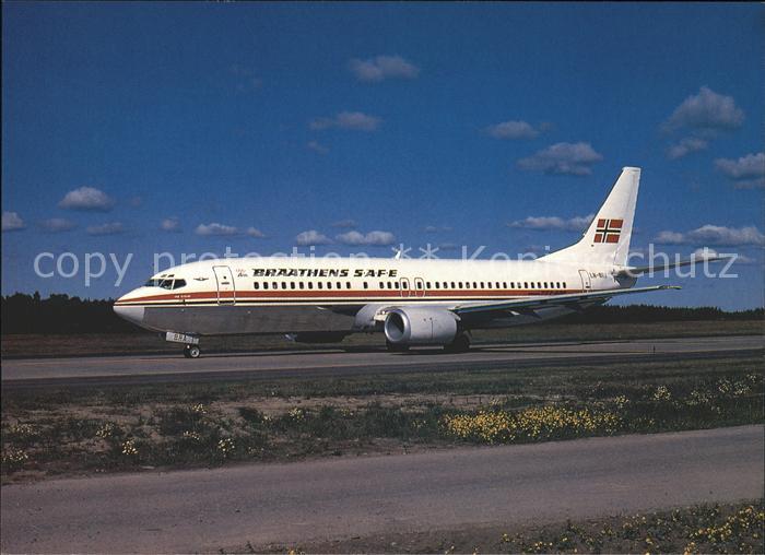 Flugzeuge Zivil Braathens Boeing 737-405