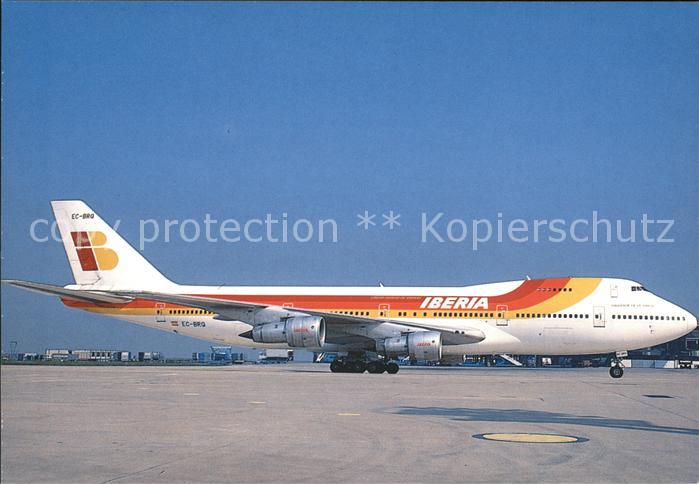 Flugzeuge Zivil Iberia Boeing 747 EC-BRQ