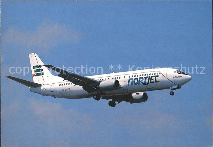 Flugzeuge Zivil Norjet Boeing 737-400 EC-EMI