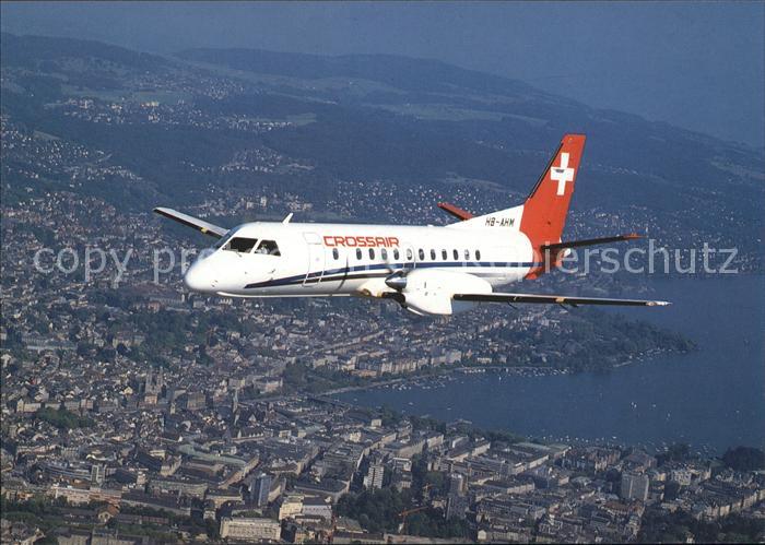Flugzeuge Zivil Crossair Saab 340 A Cityliner