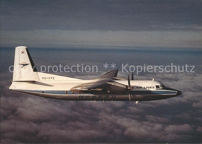Flugzeuge Zivil Fokker F27 Mk200 Korean Air Lines PH-FF