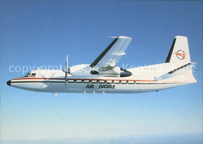 Flugzeuge Zivil Fokker F27 Mk600 Air Ivoire PH-EXE